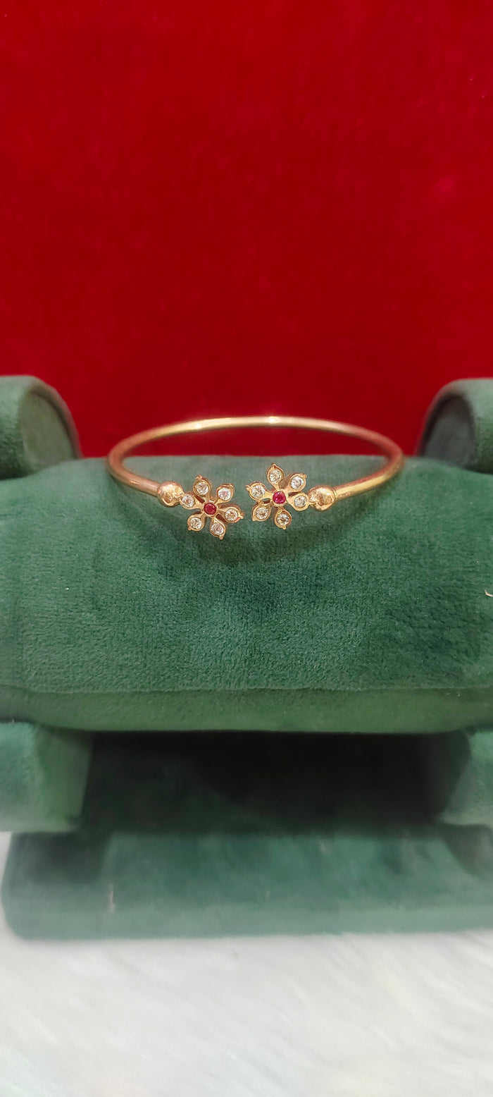 Pure panchaloham unpolished openable kada bracelet