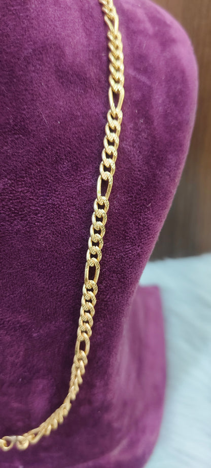 Pure panchaloham unpolished 20" length mens chain