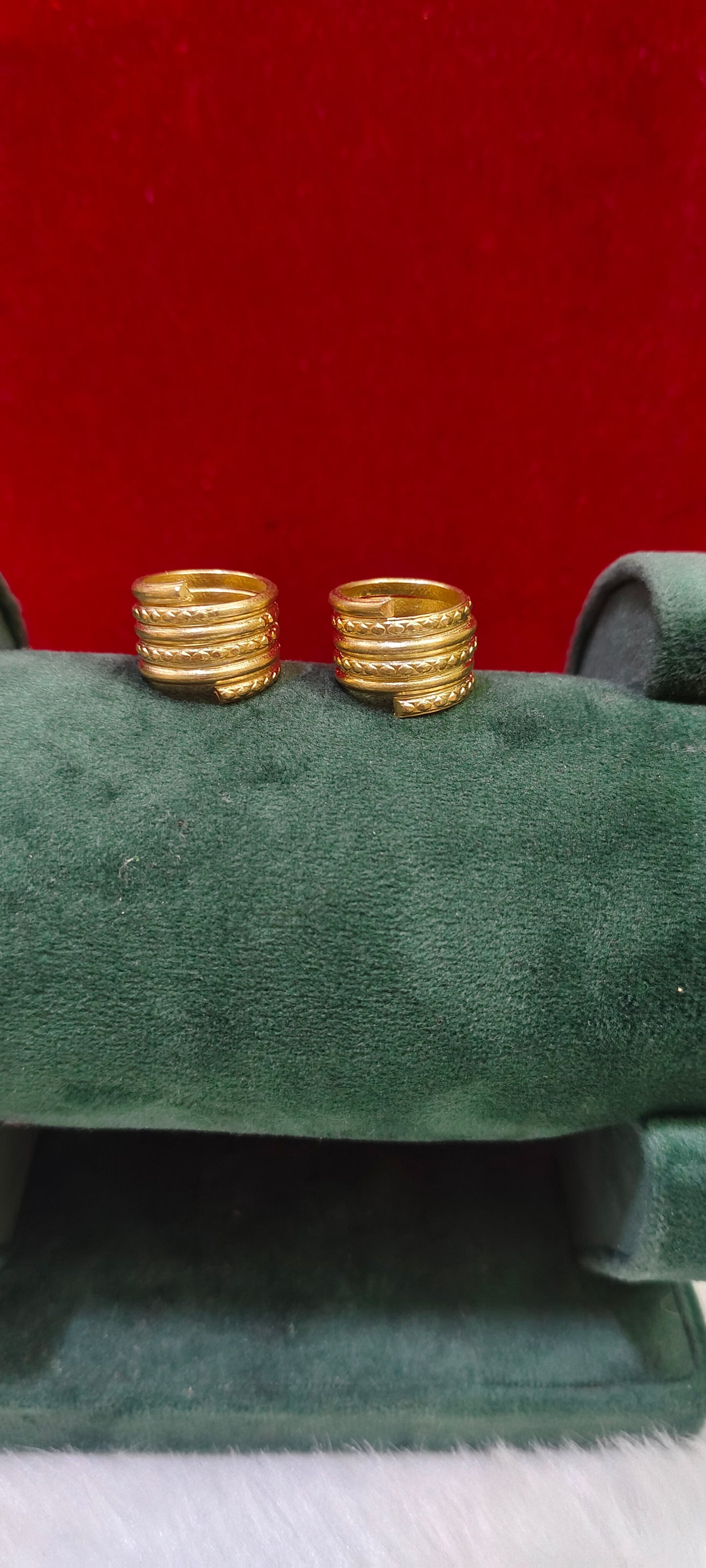 Pure panchaloham unpolished Toe rings