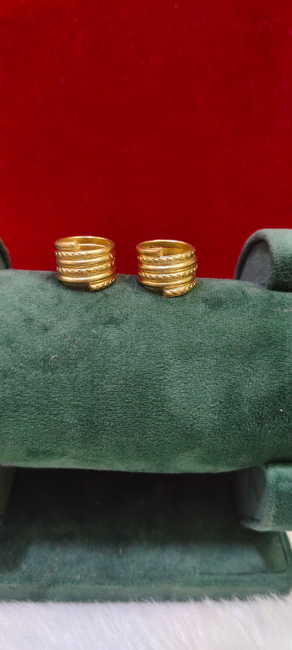 Pure panchaloham unpolished Toe rings