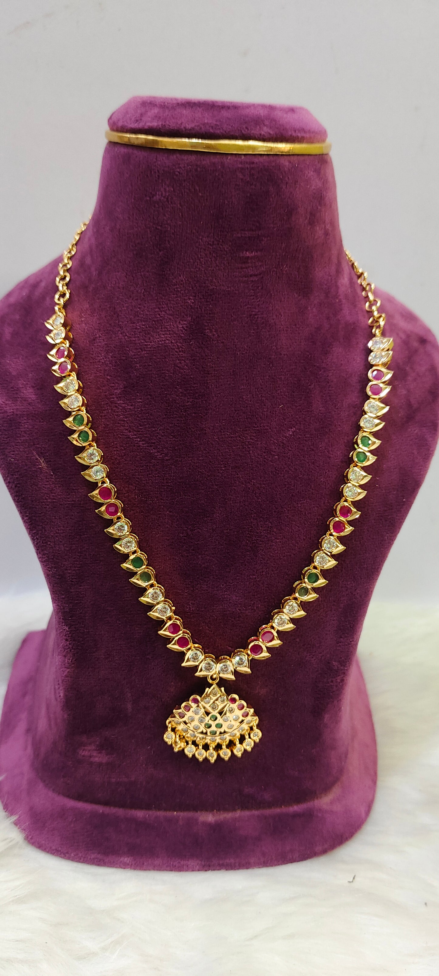Pure panchaloham mango necklace