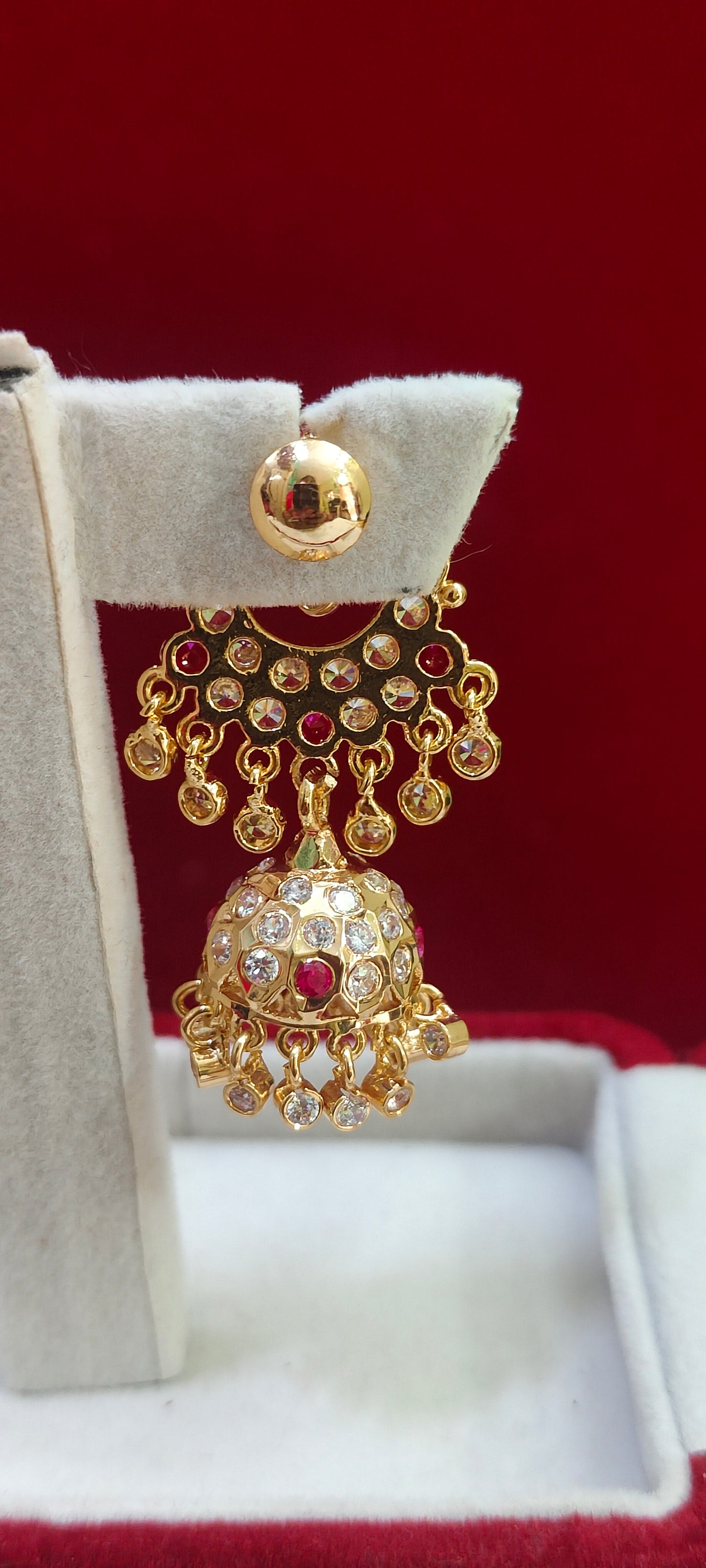 Pure panchaloham unique style earrings