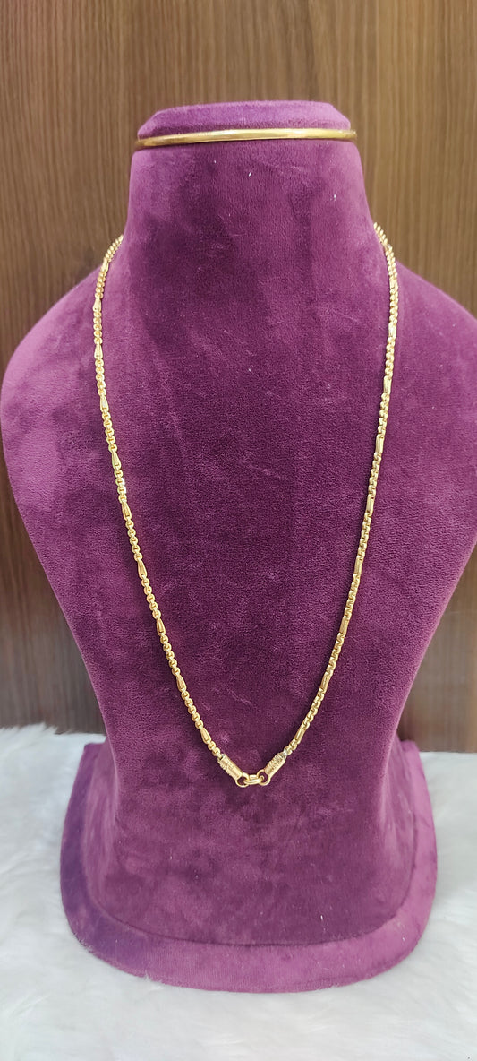 Pure panchaloham unpolished 24 " length 5+1 thali chain
