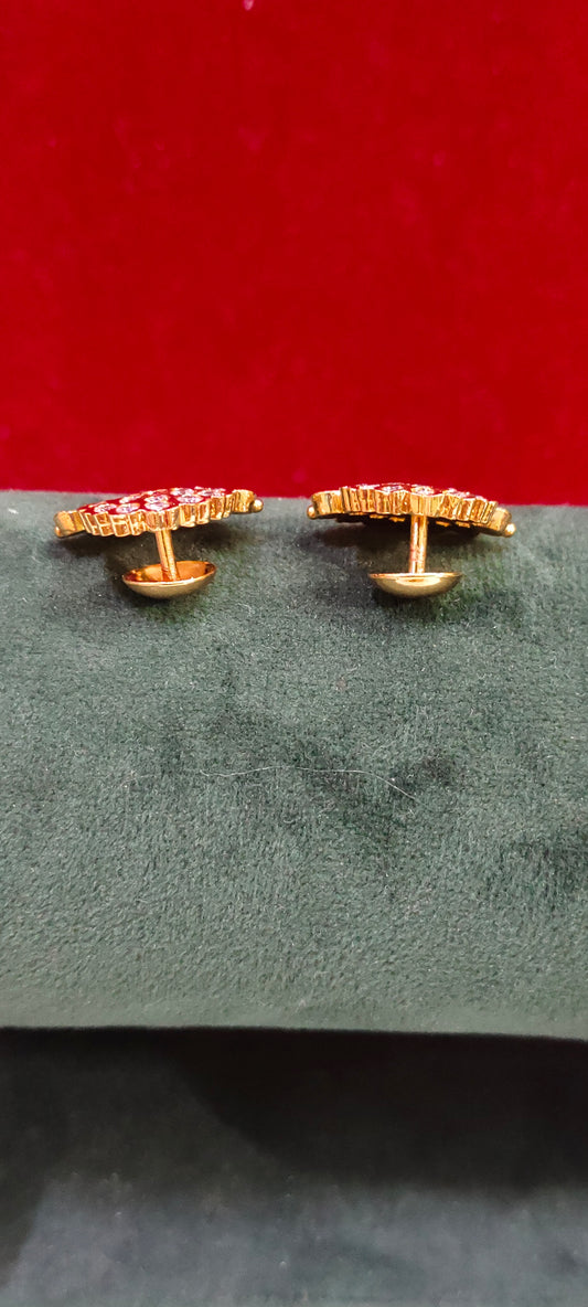 Pure panchaloham vintage look studs